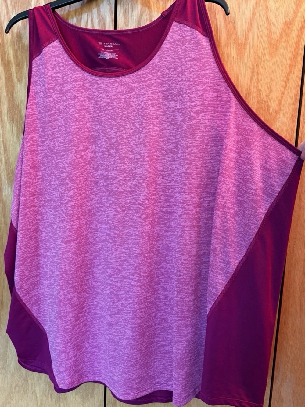 Womens Plus 4X Tek Gear DryTek
Tank Top Gym Workout Moisture
Wicking EUC Pink